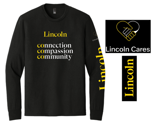 Lincoln Cares District Perfect Tri Long Sleeve Tee